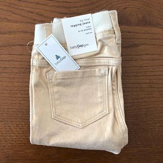 ベビーギャップ(babyGAP)の新品未使用♡babygapゴールドデニムベビーギャップ70cmレギンスベビー服(パンツ)