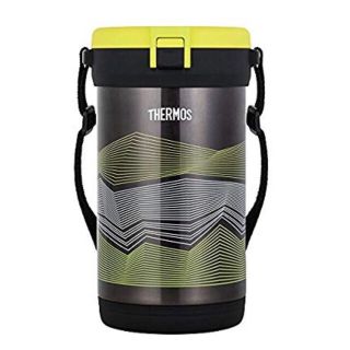 サーモス(THERMOS)の サーモス 真空断熱 アイスコンテナー ブラックイエロー(弁当用品)