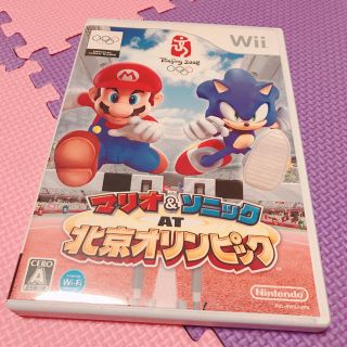 ウィー(Wii)の【Wii カセット】マリオ＆ソニックAT北京オリンピック(家庭用ゲームソフト)