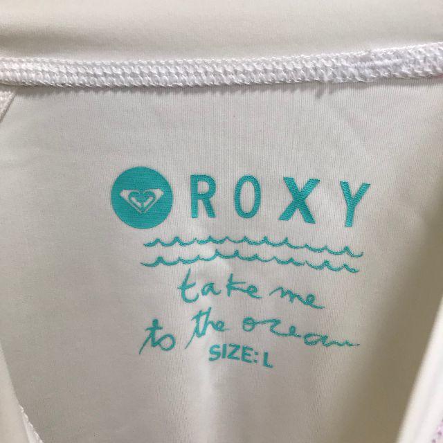 Roxy(ロキシー)のTシャツ L 白 スポーツウェア ROXY  レディースのトップス(Tシャツ(長袖/七分))の商品写真