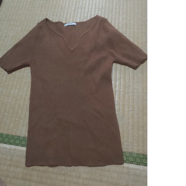 MURUA(ムルーア)のムルーア😁😚ニットトップス レディースのトップス(Tシャツ(半袖/袖なし))の商品写真