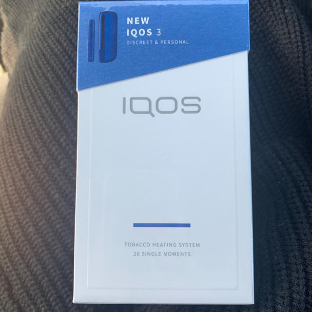 新しい IQOS - 新品未開封 ブルー 本体 iQOS3 タバコグッズ