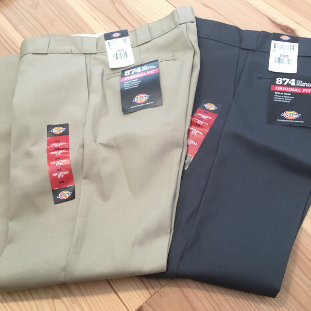 新品 2本セット Dickies 874 ワークパンツ オリジナル