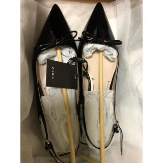 ザラ(ZARA)のバックベルト フラットサンダル zara  39(サンダル)