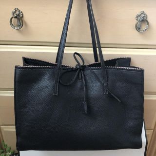 フォクシー(FOXEY)のフォクシー♡本革 トートバッグ ハンドバッグ  ♡お上品♡(ハンドバッグ)