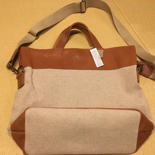 niko and  リネンレザー2way bag 処分値下げ(ショルダーバッグ)