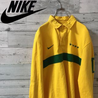 ナイキ(NIKE)の根暗マンサー様専用  超美品 古着 ナイキ ラガーシャツ ブラジル代表(ポロシャツ)