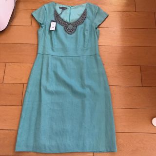 ローラアシュレイ(LAURA ASHLEY)の新品！ローラアシュレイのビジューワンピース(ひざ丈ワンピース)