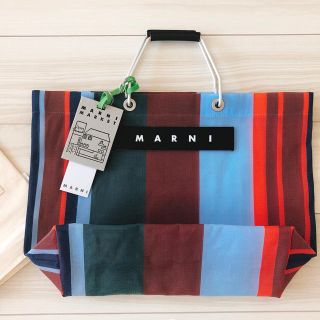 [値下げ] Marni 新品 ストライプバッグ