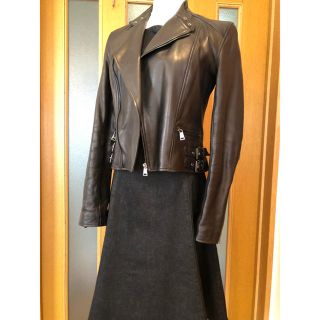 ラルフローレン(Ralph Lauren)のラルフローレン　ブラックレーベル　レザー　ライダース  ジャケット(ライダースジャケット)