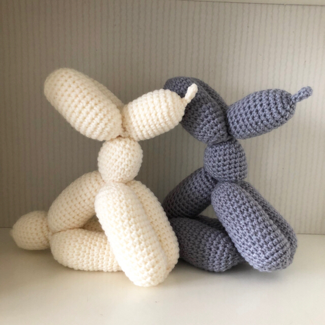 オーダーメイド ハンドメイド あみぐるみ バルーンドッグ