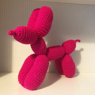 オーダーメイド ハンドメイド あみぐるみ バルーンドッグの通販 by