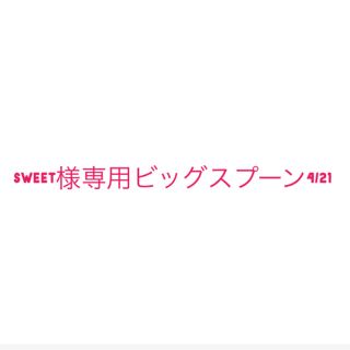 sweet様専用ビッグスプーン4/21(その他)