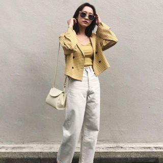 マウジー(moussy)のmoussy TAILOR COLLAR CHECK シャツ(シャツ/ブラウス(長袖/七分))