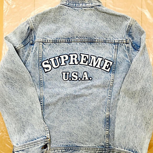 Supreme(シュプリーム)のL Supreme denim trucker jacket メンズのジャケット/アウター(Gジャン/デニムジャケット)の商品写真