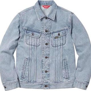 シュプリーム(Supreme)のL Supreme denim trucker jacket(Gジャン/デニムジャケット)