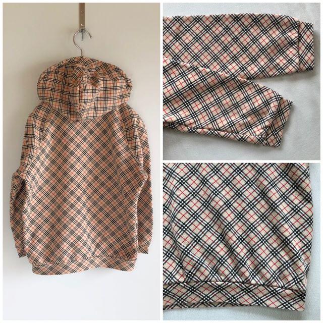 バーバリー ホースロゴ刺繍 ノバチェックパーカー M 三陽商会 バーバリー ホースロゴ刺繍 ノバチェックパーカー M 三陽商会