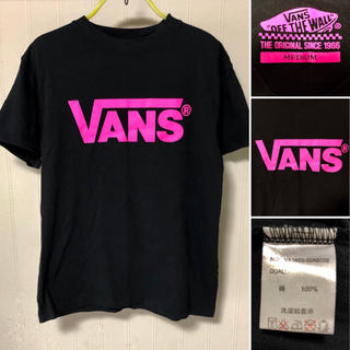 ヴァンズ(VANS)の大人気❗️VANS ヴァンズ デカロゴ Tシャツ 黒ピンク(Tシャツ(半袖/袖なし))