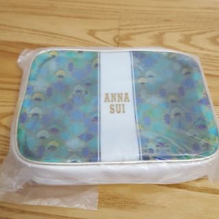 アナスイ(ANNA SUI)のアナスイ☆ピーコックスクエアコスメポーチ　ノベルティ ANNA SUI(ポーチ)