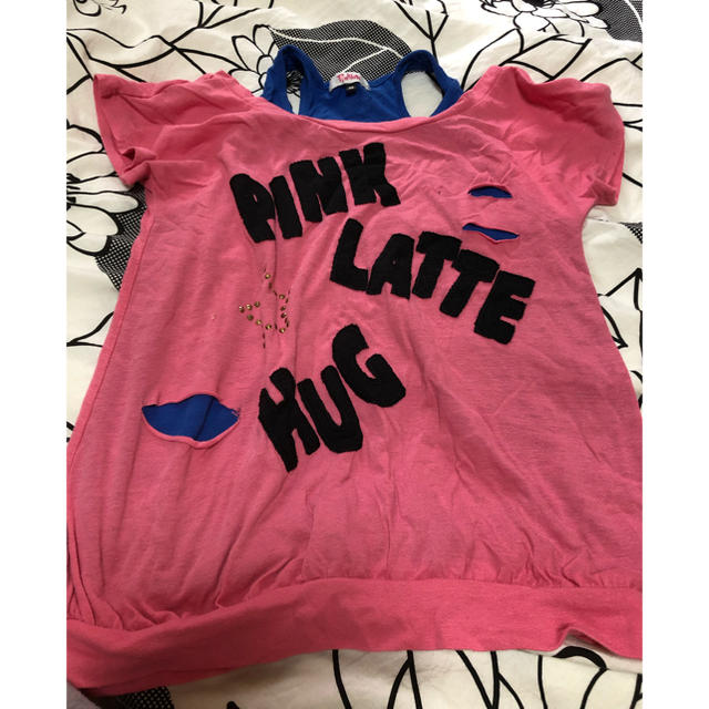 PINK-latte(ピンクラテ)の半袖 キッズ/ベビー/マタニティのキッズ服女の子用(90cm~)(Tシャツ/カットソー)の商品写真