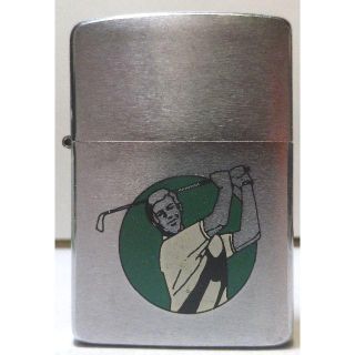 ジッポー(ZIPPO)の90年’レギュラー ZIPPO スポーツ・シリーズ　ゴルファー　美品(タバコグッズ)