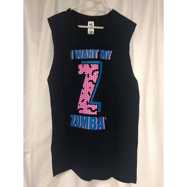 Zumba(ズンバ)の新作　新品　未使用　ZUMBA　ズンバ　ノースリーブ　黒　XL / XXL メンズのトップス(Tシャツ/カットソー(半袖/袖なし))の商品写真