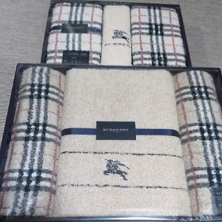 バーバリー(BURBERRY)のバーバリータオルセット  2(タオル/バス用品)