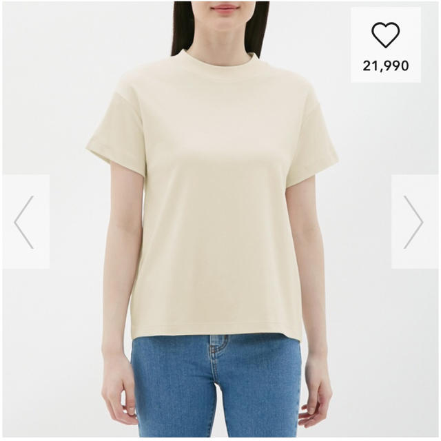 GU(ジーユー)のgu  スムースt レディースのトップス(Tシャツ(半袖/袖なし))の商品写真