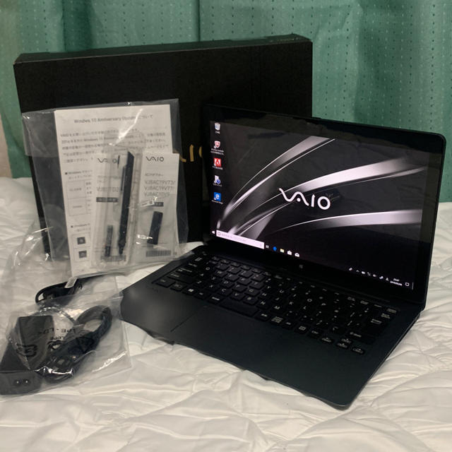 ほぼ未使用。VAIO Zノート i7、6G、256SSD、DVDレコーダー等付属