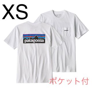 パタゴニア(patagonia)の最新2019 パタゴニア ポケット付 Tシャツ 希少XS 新品 White(Tシャツ/カットソー(半袖/袖なし))