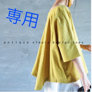 アンティカ(antiqua)の専用★説明必読！antiqua   ドルマン トップス(カットソー(半袖/袖なし))