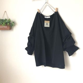 ニコアンド(niko and...)の【新品】ニコアンド   袖タックTシャツ  (Tシャツ(長袖/七分))