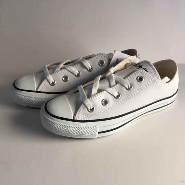 新品 コンバース レザーオールスター OX WH 23.0cm