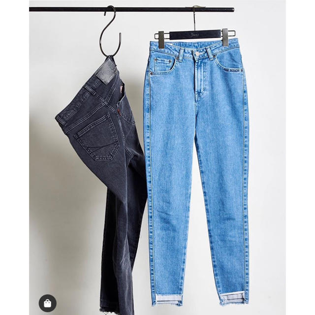 Something×Juemi SATIN SKINNY レディースのパンツ(デニム/ジーンズ)の商品写真