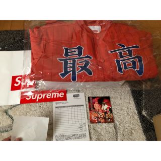 シュプリーム(Supreme)の本物正規品 supreme Pinstripe Varsity Jacket(スタジャン)