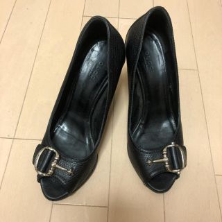 グッチ(Gucci)の値下げ★GUCCI パンプス 36 Sale グッチ 黒★23cm(ハイヒール/パンプス)