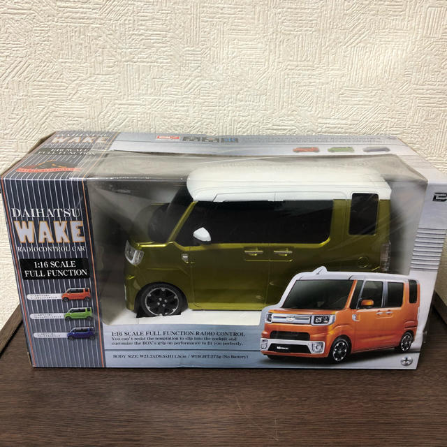 ダイハツ(ダイハツ)のRC DAIHATSU WAKE 16/1 グリーン ラジコン エンタメ/ホビーのおもちゃ/ぬいぐるみ(トイラジコン)の商品写真