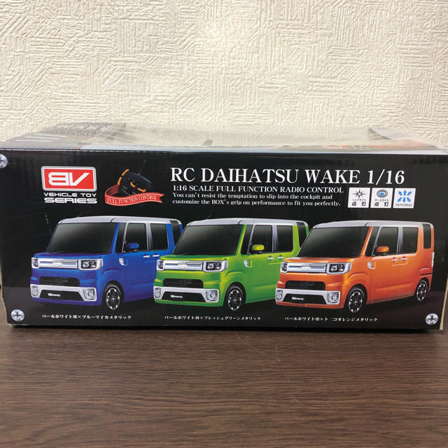 ダイハツ(ダイハツ)のRC DAIHATSU WAKE 16/1 グリーン ラジコン エンタメ/ホビーのおもちゃ/ぬいぐるみ(トイラジコン)の商品写真