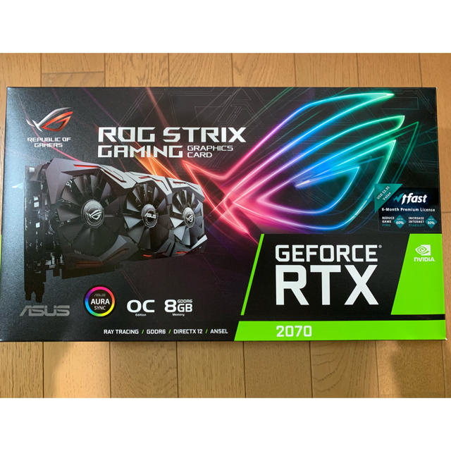 【新品•未使用】ASUS RTX2070 ROG GAMING グラボ