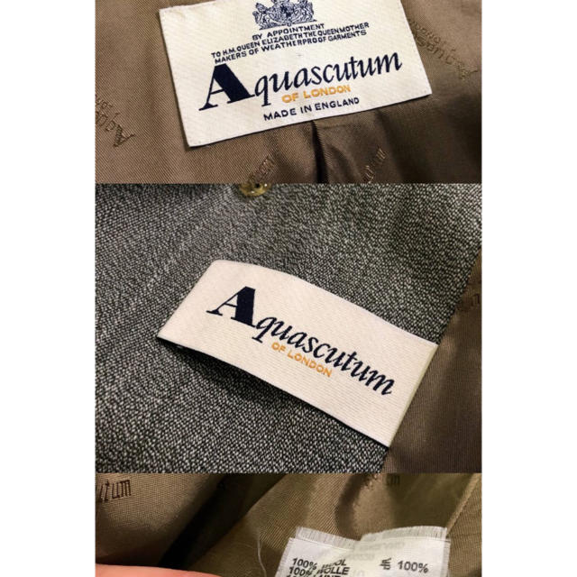 AQUA SCUTUM(アクアスキュータム)の【希少】AQUASCUTUM カバードクロス バルマカンコート メンズのジャケット/アウター(ステンカラーコート)の商品写真