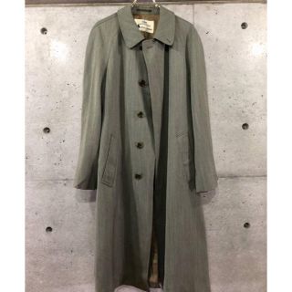 アクアスキュータム(AQUA SCUTUM)の【希少】AQUASCUTUM カバードクロス バルマカンコート(ステンカラーコート)