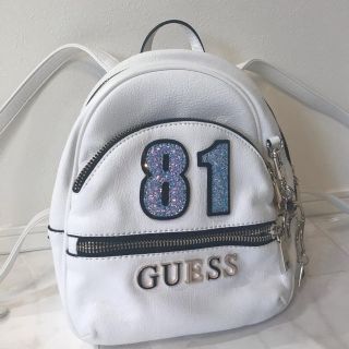 ゲス(GUESS)のGUESS(ゲス)のリュック♡お色:白(リュック/バックパック)