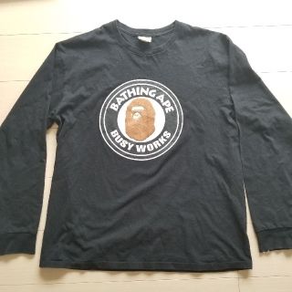 アベイシングエイプ(A BATHING APE)の【希少サイズ】ア ベイシング エイプ 
長袖 Tシャツ ロンT(Tシャツ/カットソー(半袖/袖なし))