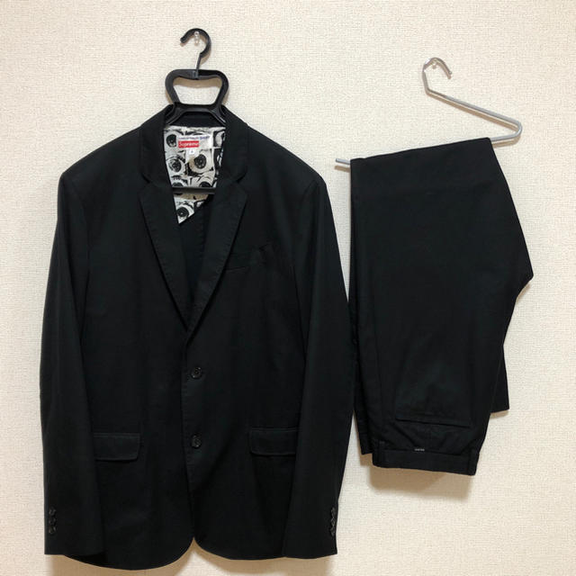 注目ショップ GARÇONS des COMME supreme - Supreme suit M black セットアップ 注目ショップ GARÇONS des COMME supreme - Supreme suit M black セットアップ