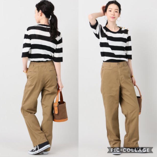 IENA(イエナ)の【美品】イエナ 50S モデル チノパン ベージュ レディースのパンツ(チノパン)の商品写真