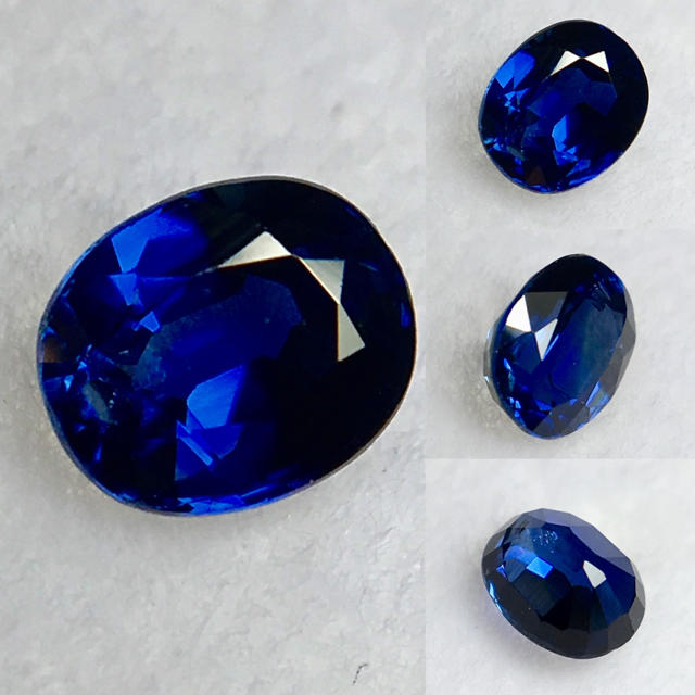 深く鮮烈な"ロイヤルブルー" 0.3ct UP 天然 サファイア ルース 鑑別付の通販 by Gemstones｜ラクマ