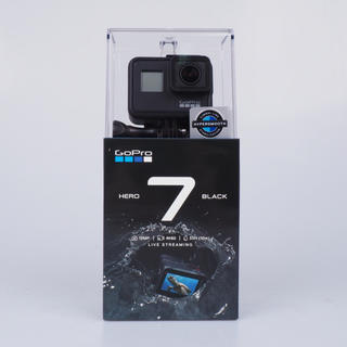 ゴープロ(GoPro)の【美品】GoPro HERO7 Black 4K ゴープロ アクションカメラ(コンパクトデジタルカメラ)
