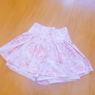 リズリサ(LIZ LISA)のLIZ LISA*新品*オールドローズハイウエストスカパン*送料込(キュロット)