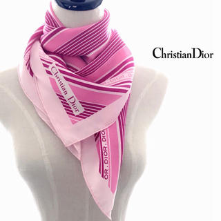 クリスチャンディオール(Christian Dior)のクリスチャンディオール 大判スカーフ ヴィンテージ (バンダナ/スカーフ)
