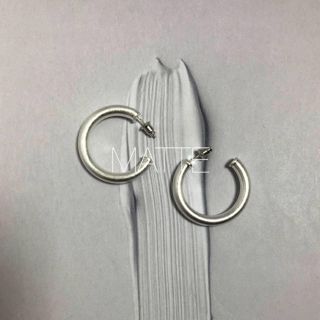 ドゥーズィエムクラス(DEUXIEME CLASSE)のsimple matte  hoop earring(ピアス)